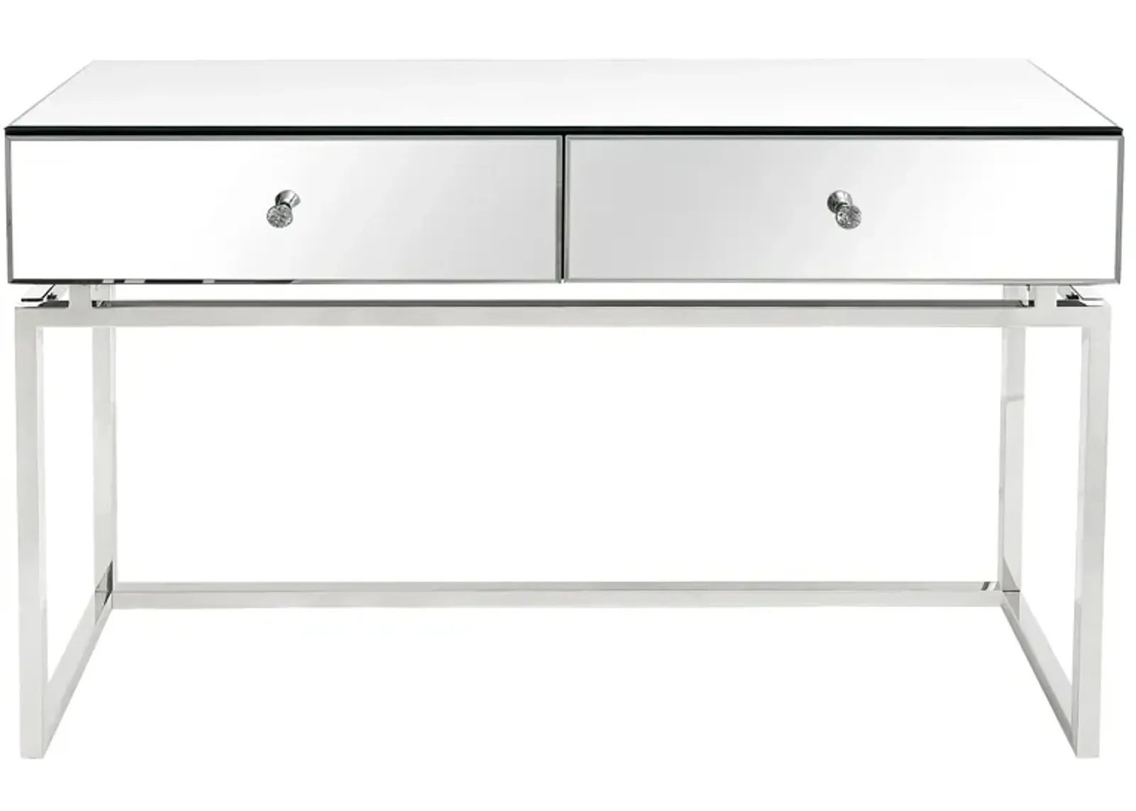 Addison Console Table in Silver by CAMDEN ISLE