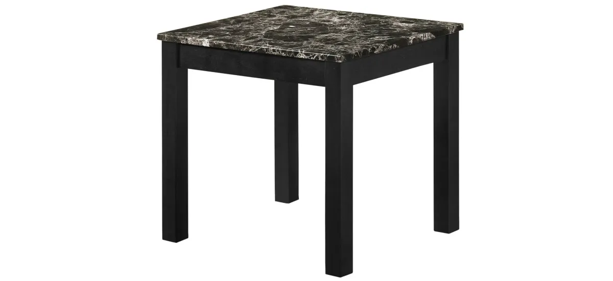 Thurner 3-pc. Table Set in Black by Crown Mark