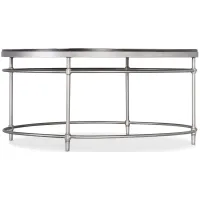 St. Armand Round Cocktail Table in Black by Hooker Furniture