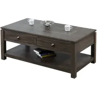 Eastlane Rectangular Coffee Table in Weathered Gray by Sunset Trading
