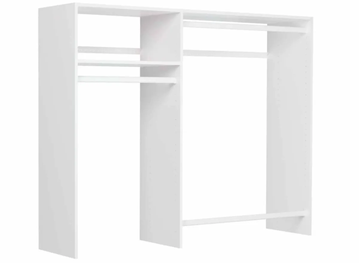 Allen Basic Hanging Closet Kit in White by Easy Track