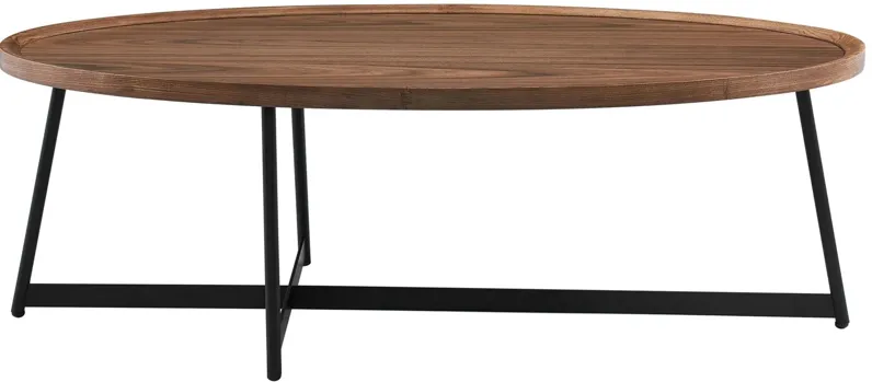 Niklaus 47" Oval Tray Coffee Table