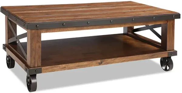 Taos Coffee Table w/caster base