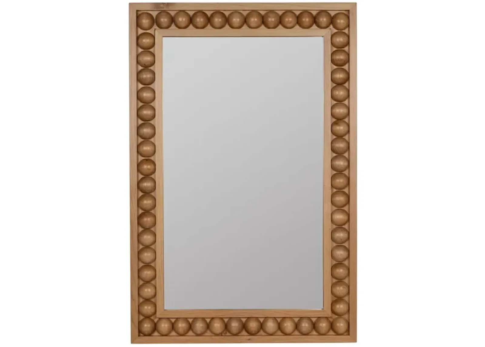 Wooden Wall Mirror in Honey Oak by Cooper Classics