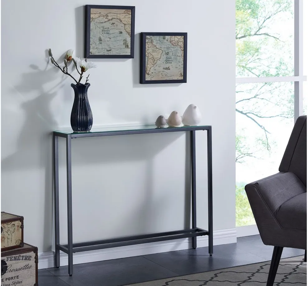 Solange Narrow Console Table in Gray by SEI Furniture