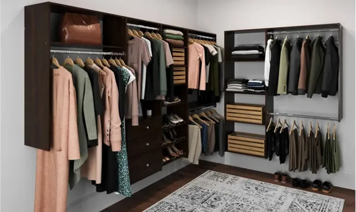 Allen L-Shape Walk-In Closet Kit