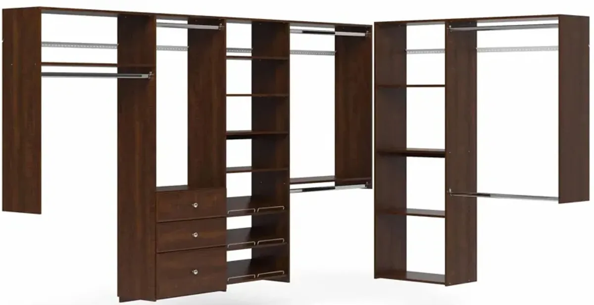 Allen L-Shape Walk-In Closet Kit