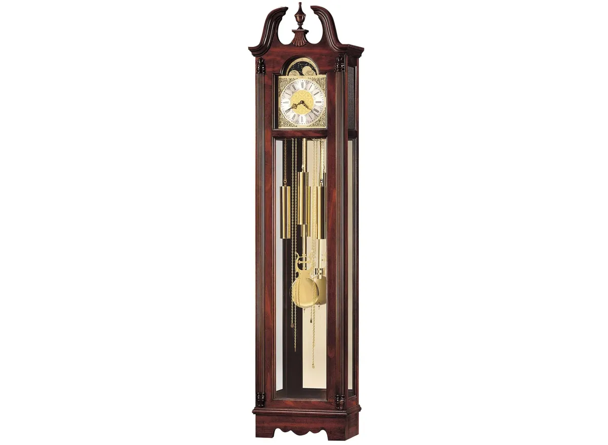 Nottingham Floor Clock in Windsor Cherry by Howard Miller Clock