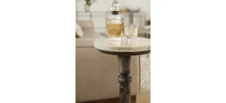 La Grange Rabbs Prairie Martini Table in Brown by Hooker Furniture