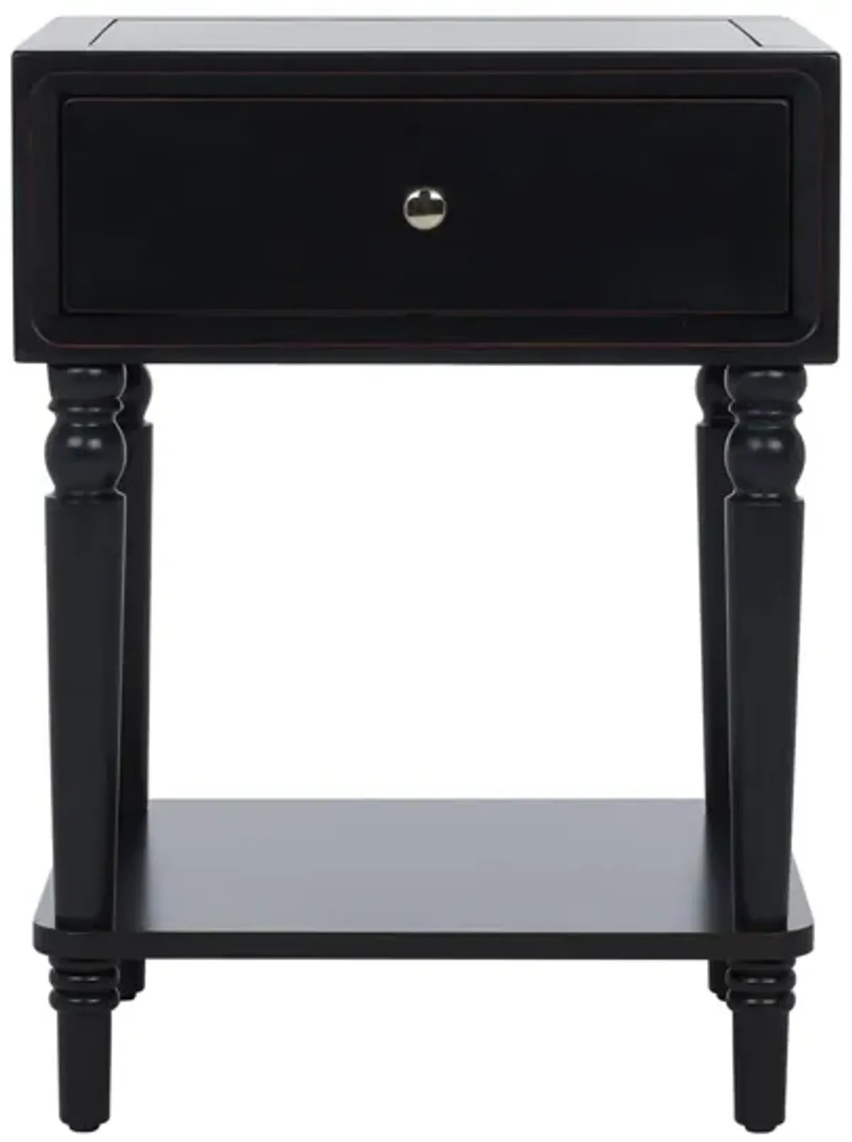 Pierre End Table in Black by Safavieh