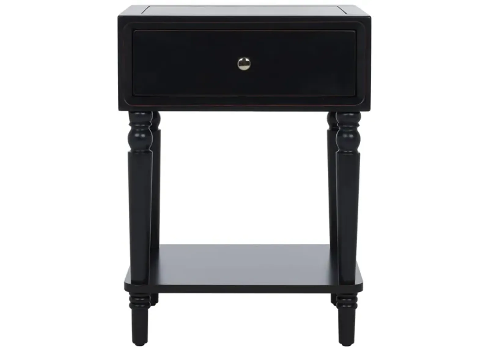 Pierre End Table in Black by Safavieh