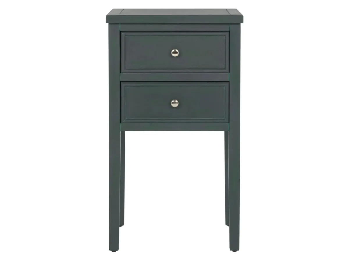 Sienne End Table in Dark Teal by Safavieh