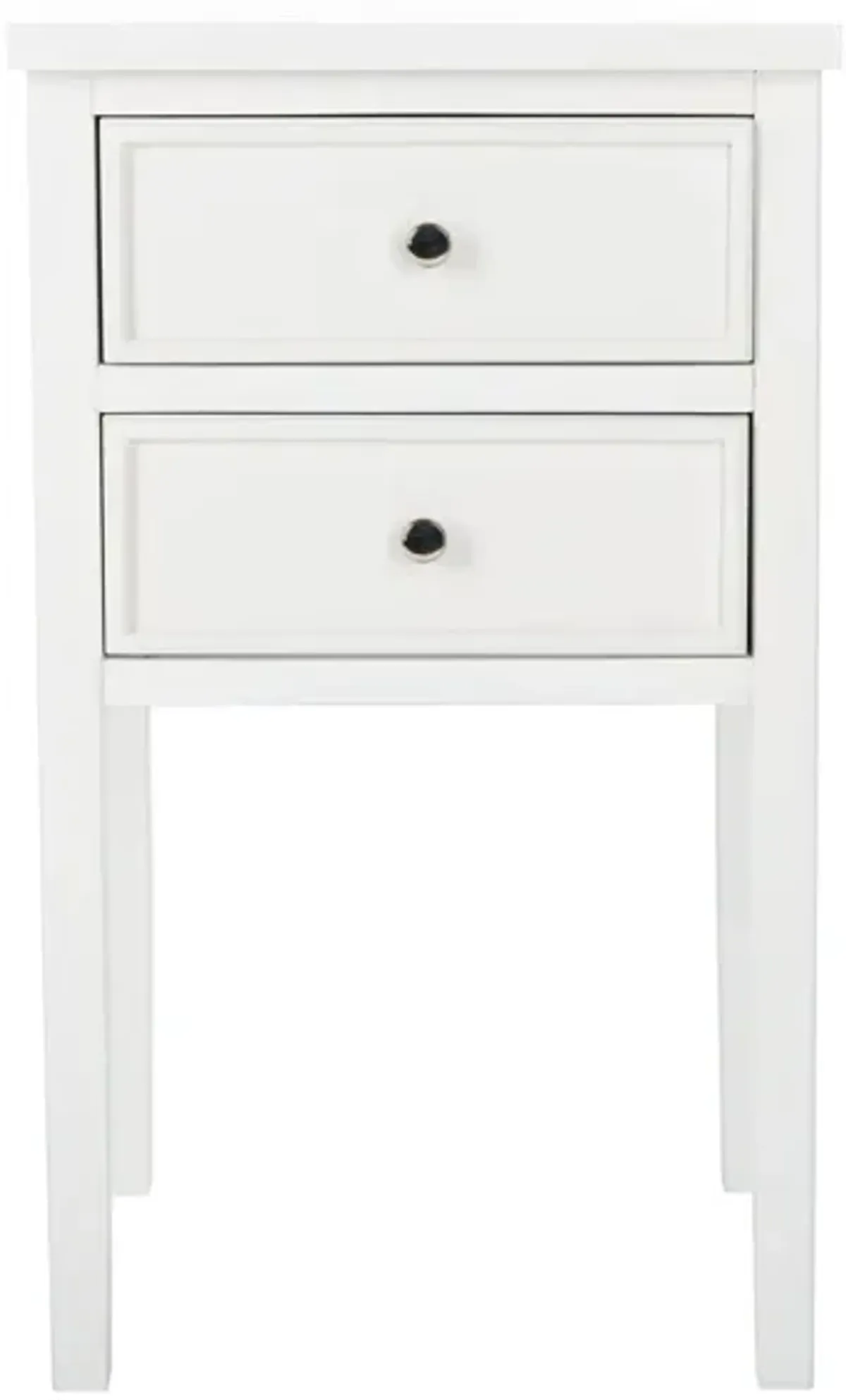 Sienne End Table in White by Safavieh