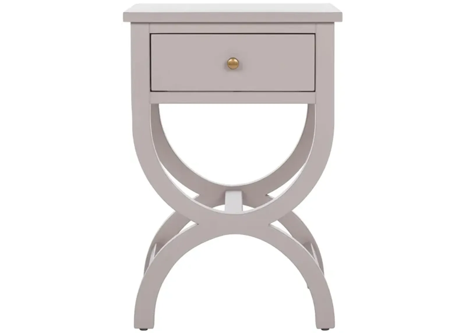 Silvia Accent Table in Gray Mauve by Safavieh