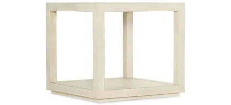 Cora End Table in Beige by Hooker Furniture
