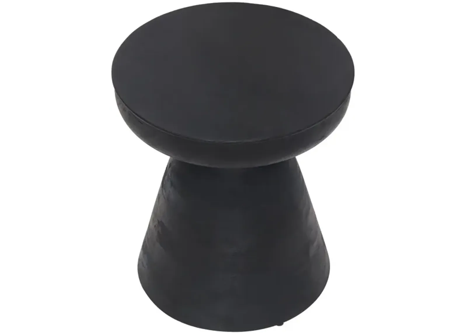 Sage Table Stool in Matte Black by Zuo Modern