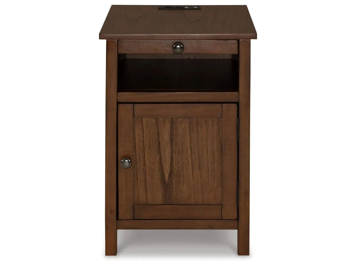 Treytown Chairside End Table in Brown by Ashley Express