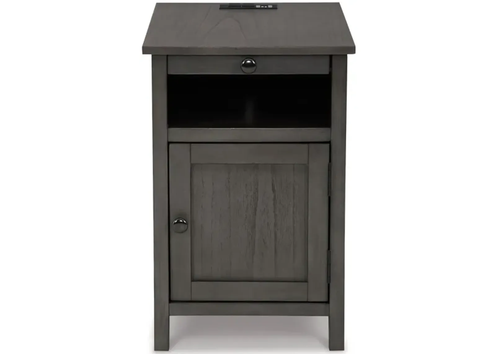 Treytown Chairside End Table in Gray by Ashley Express