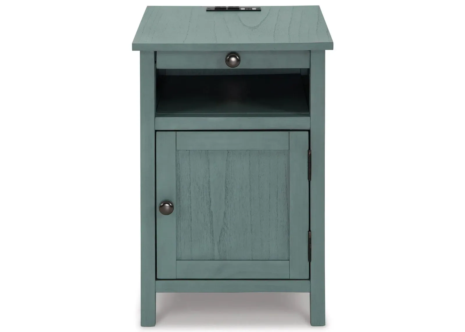 Treytown Chairside End Table in Teal by Ashley Express