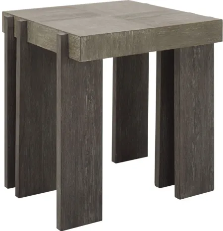 Blair End Table in Gray by Bernhardt