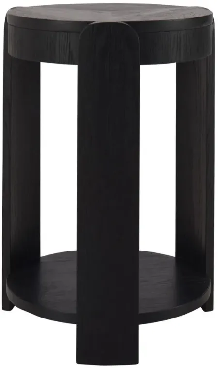 Midland End Table in Black by Riverside Furniture
