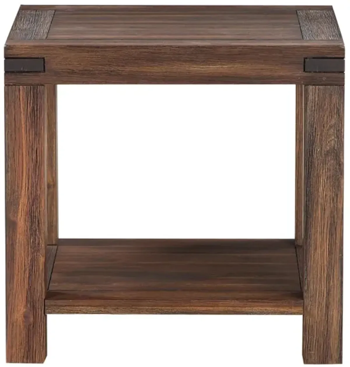 Middlefield Rectangular End Table in Brick Brown by Bellanest