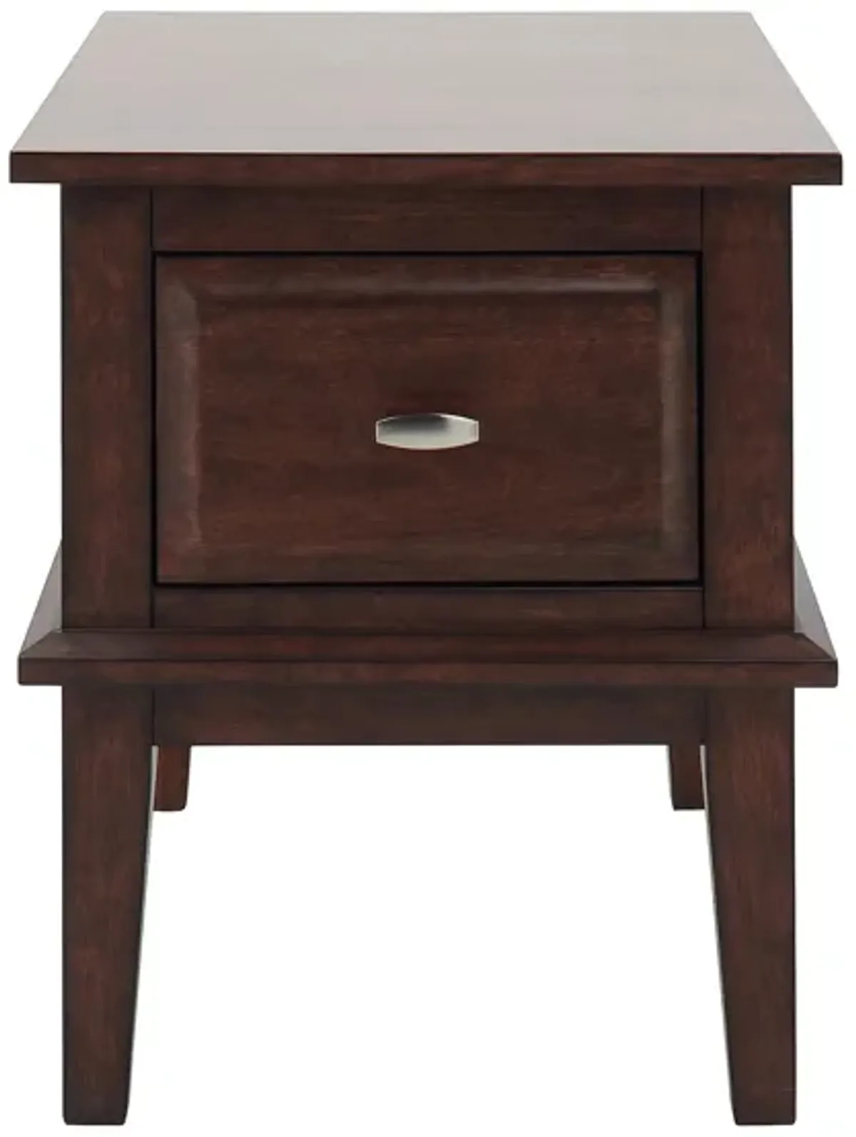 Alton Rectangular End Table in Cherry by Bellanest