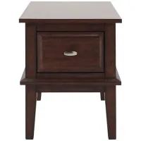 Alton Rectangular End Table in Cherry by Bellanest
