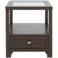 Whitwell Rectangular End Table in Brown/Gray by Bellanest
