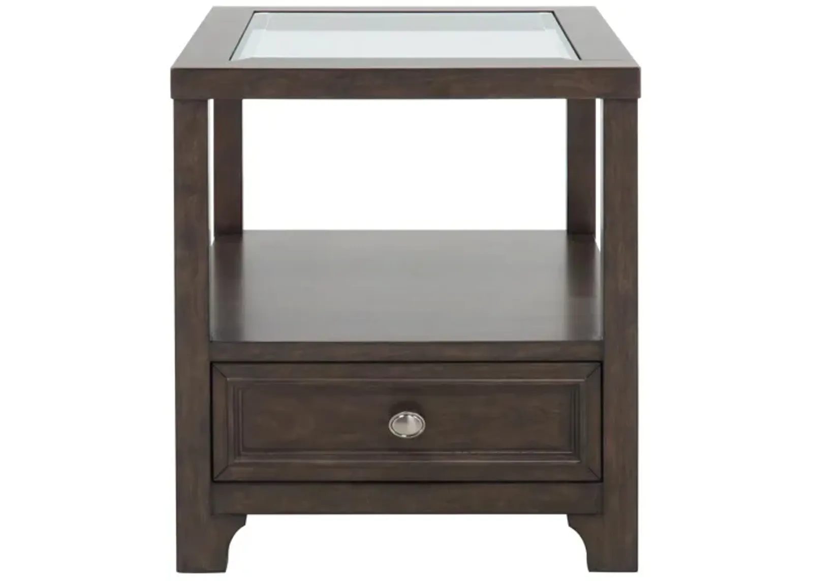 Whitwell Rectangular End Table in Brown/Gray by Bellanest