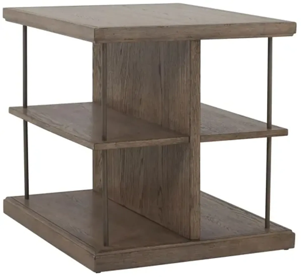 City Scape End Table w/ Shelves