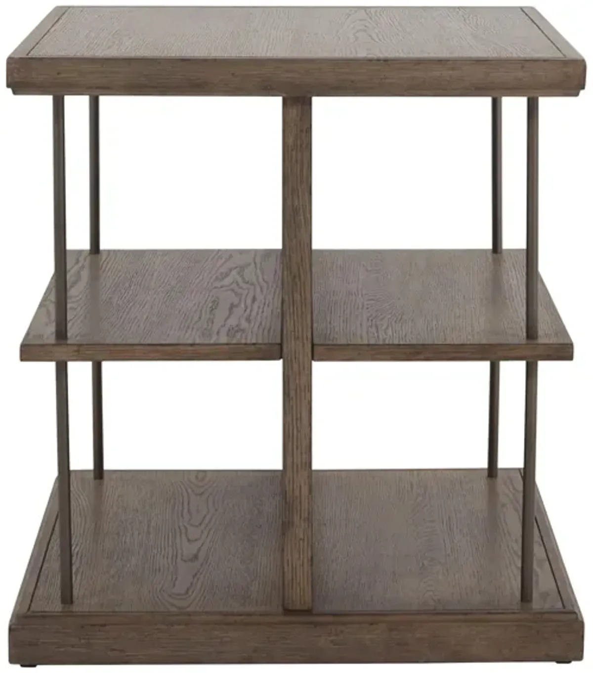 City Scape End Table w/ Shelves