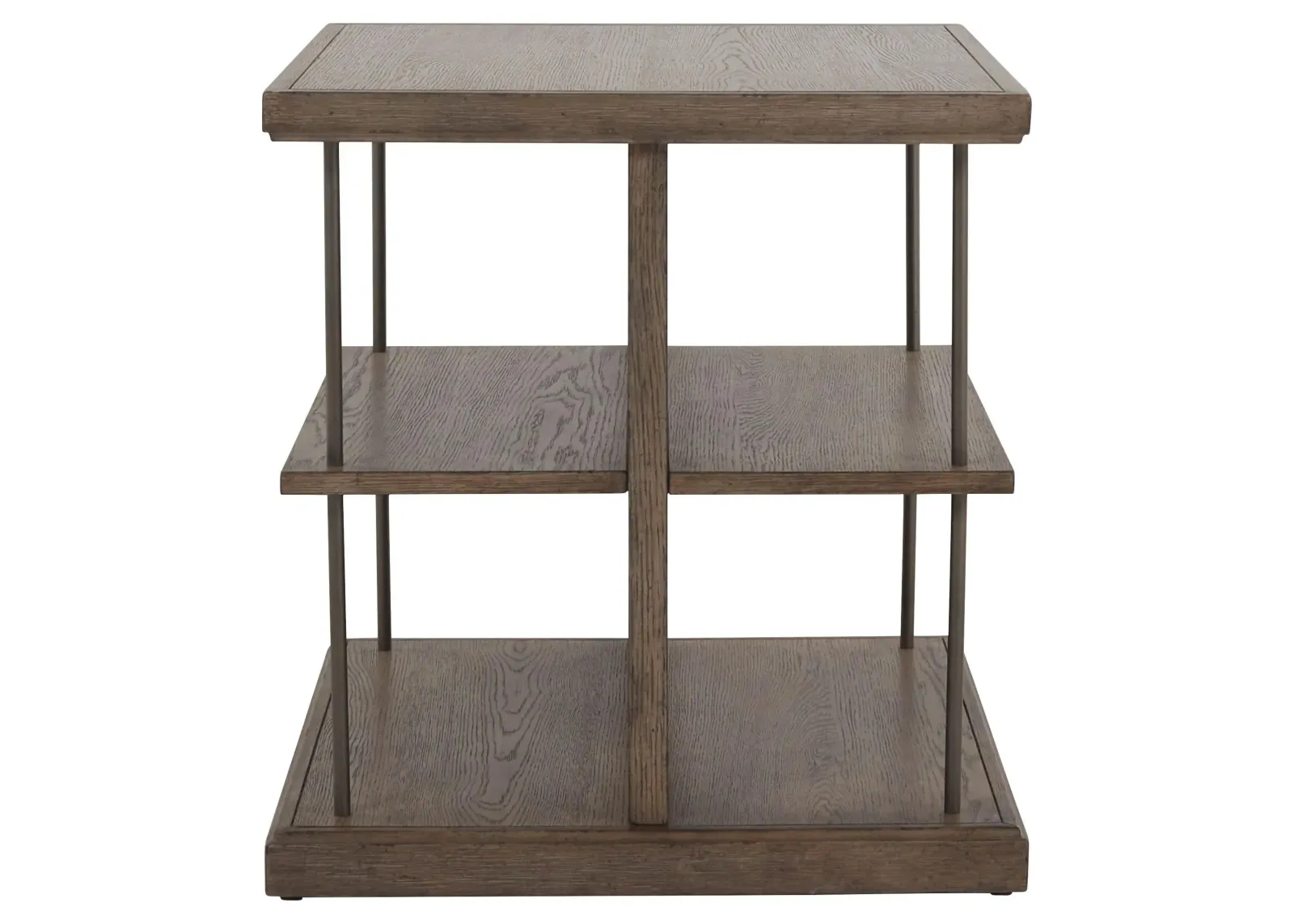 City Scape End Table w/ Shelves in Beige by Liberty Furniture