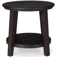 Celamar Round End Table in Dark Brown by Ashley Furniture