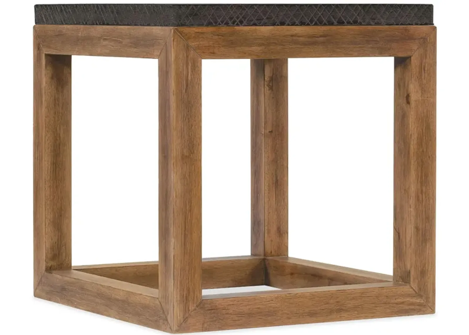 Big Sky End Table in Vintage Natural base: a warm, rustic, organic finish by Hooker Furniture