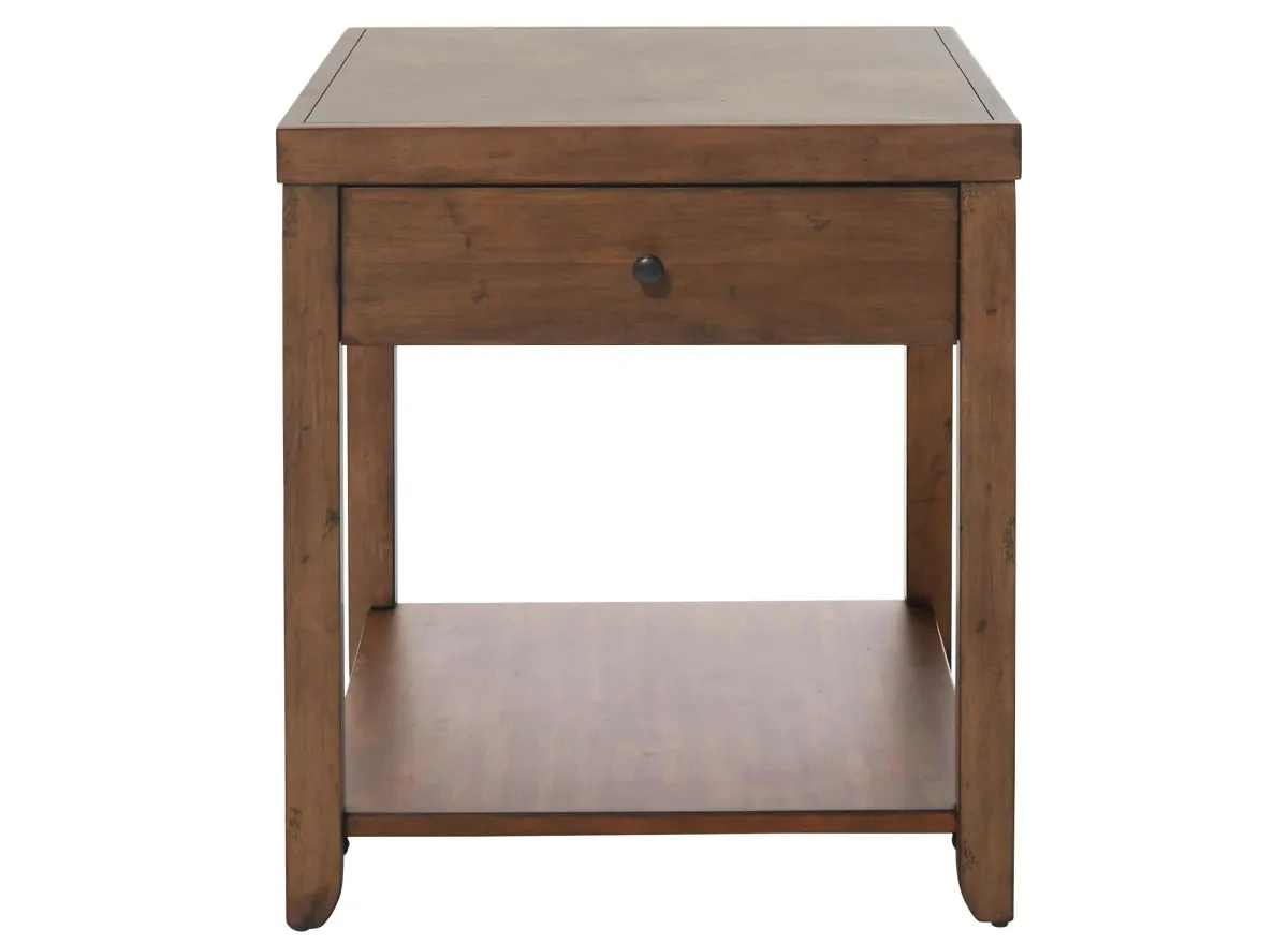 Mitchell End Table in Brown by Liberty Furniture