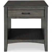 Montillan End Table in Grayish Brown by Ashley Furniture