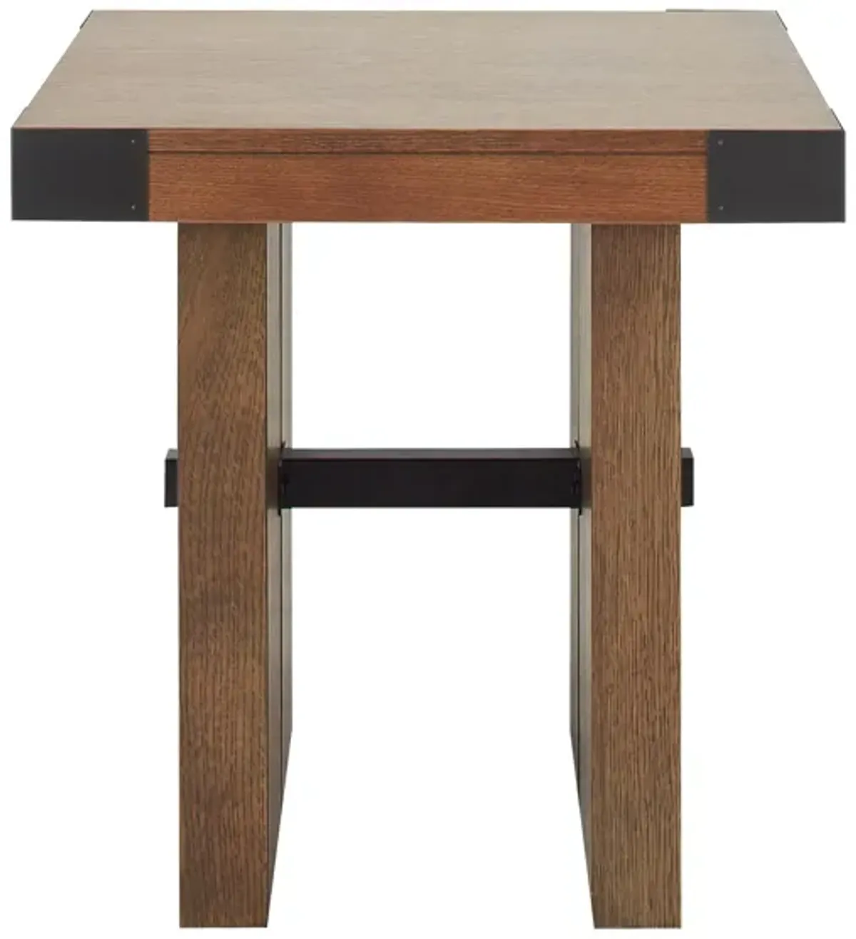 Torino Square End Table in Dry Cask Oak by Lane Furniture