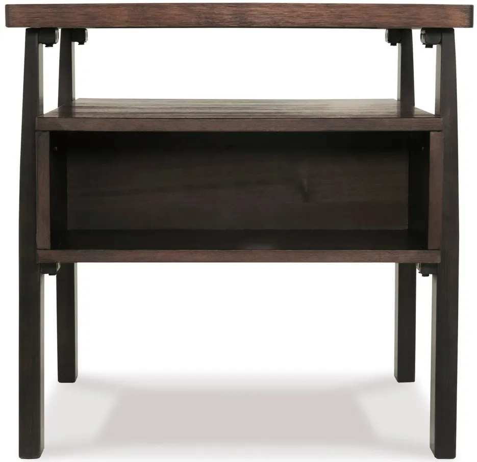 Vailbry End Table W/ Open Shelf in Brown by Ashley Furniture