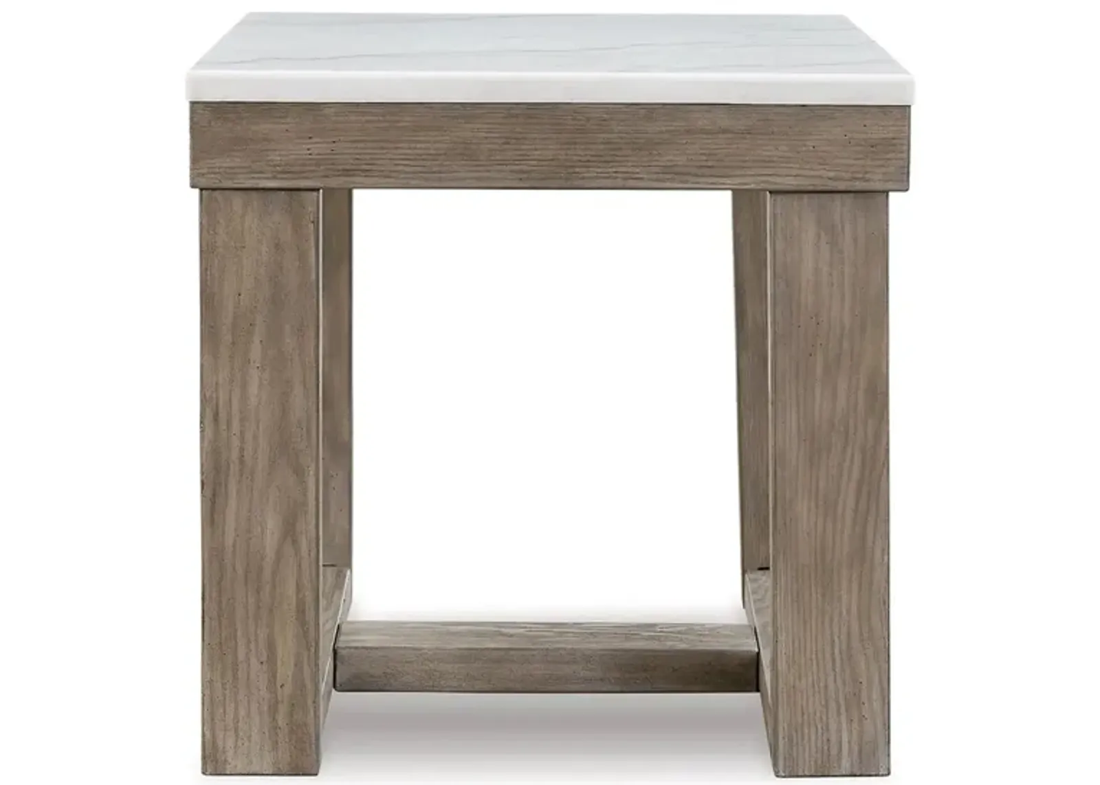 Loyaska End Table in Brown/Ivory by Ashley Furniture