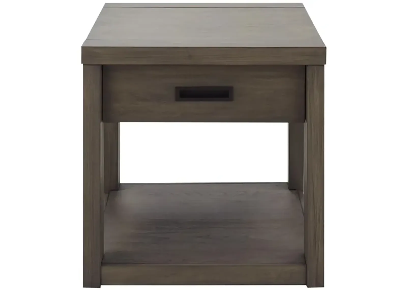 Riata Rectangular End Table in Gray Wash by Riverside Furniture