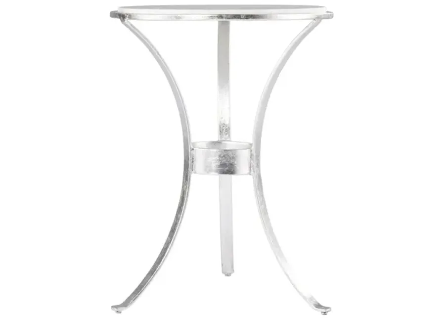 Reina Accent Table in Silver by SEI Furniture