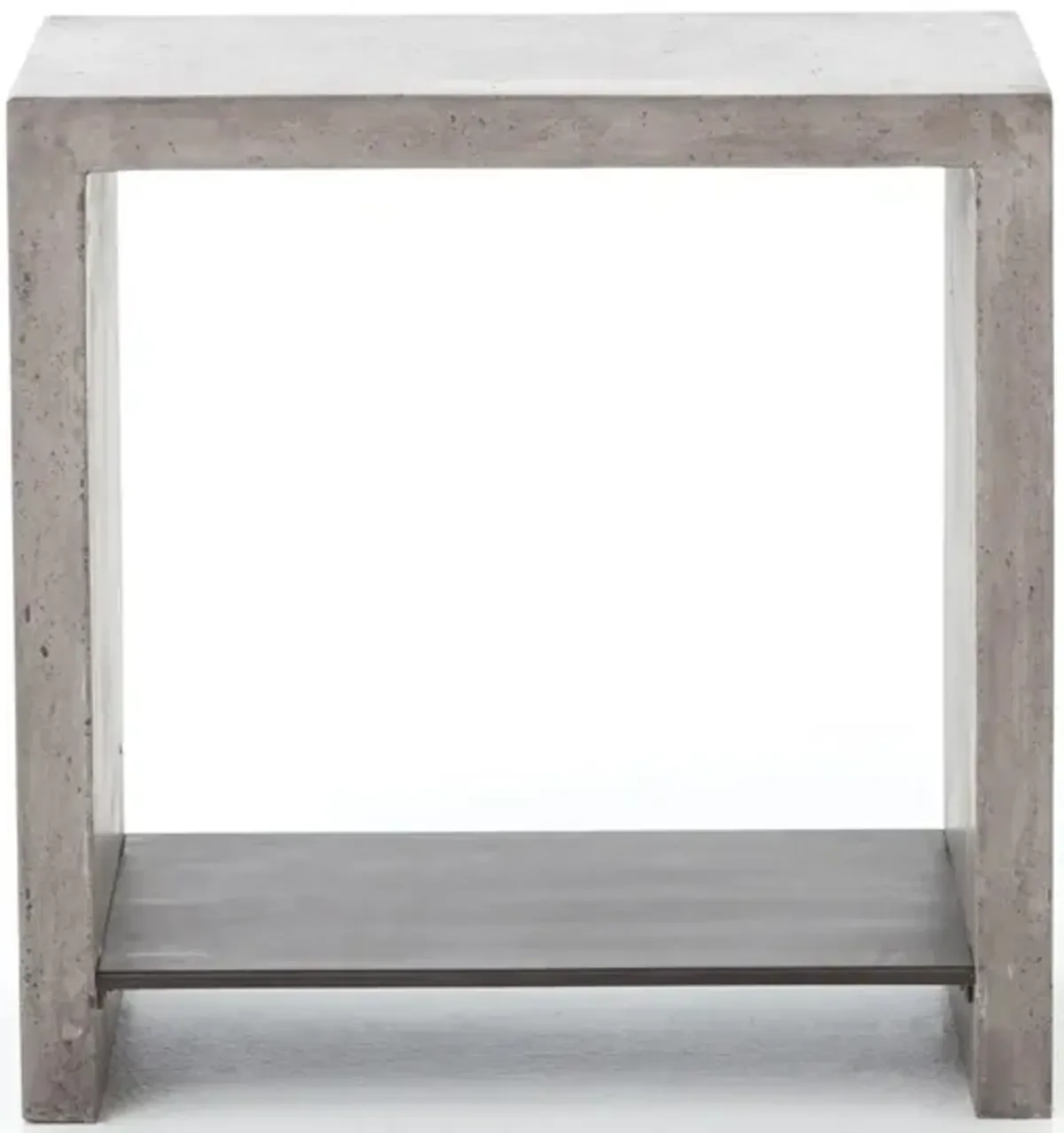 Hugo Rectangular End Table in Dark Gray by Four Hands