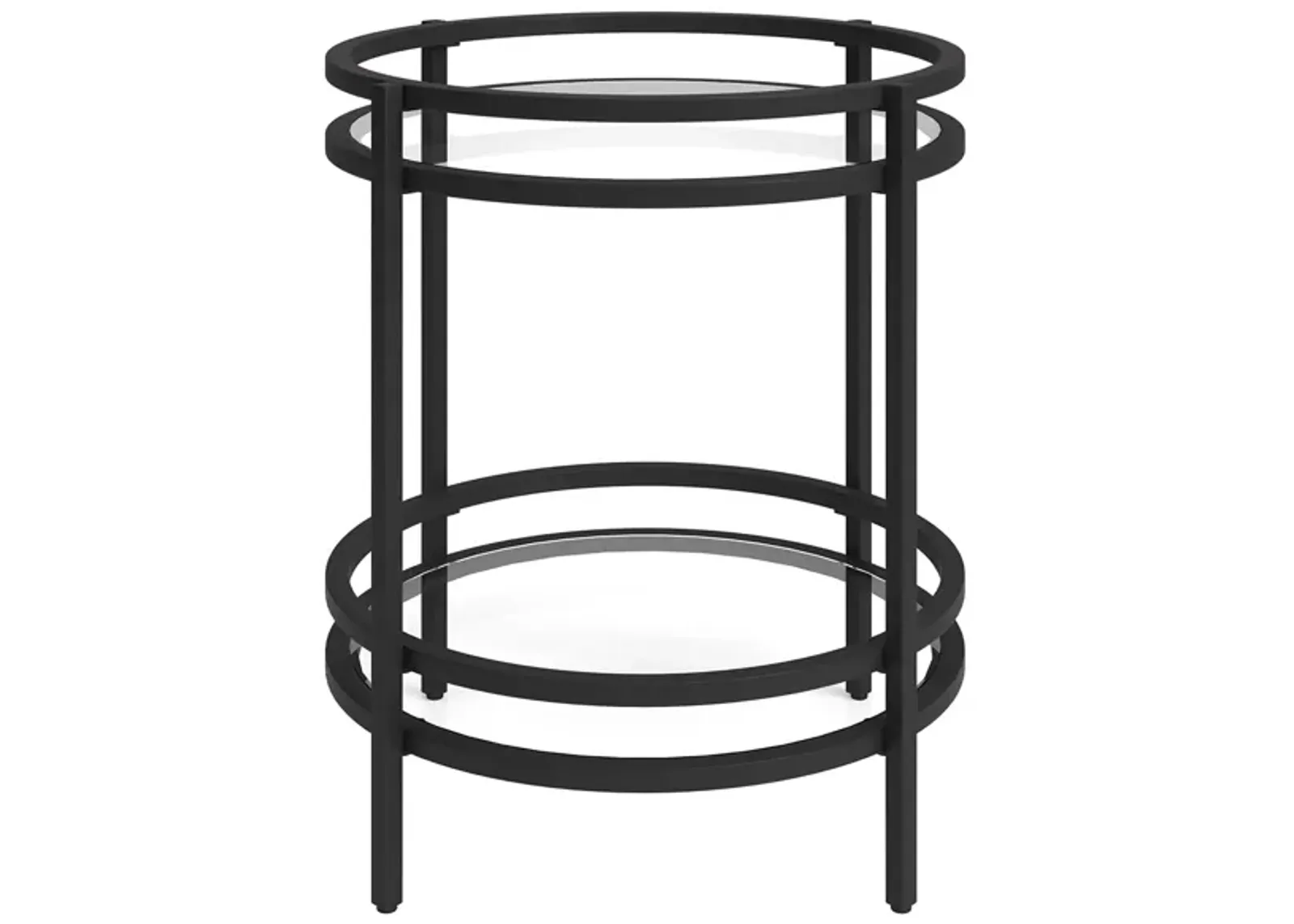 Clifton End Table in Blackened Bronze by Hudson & Canal