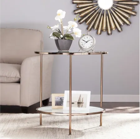 Ackerly End Table in Gold by SEI Furniture