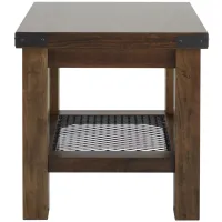 Amarillo End Table in Brown by Steve Silver Co.