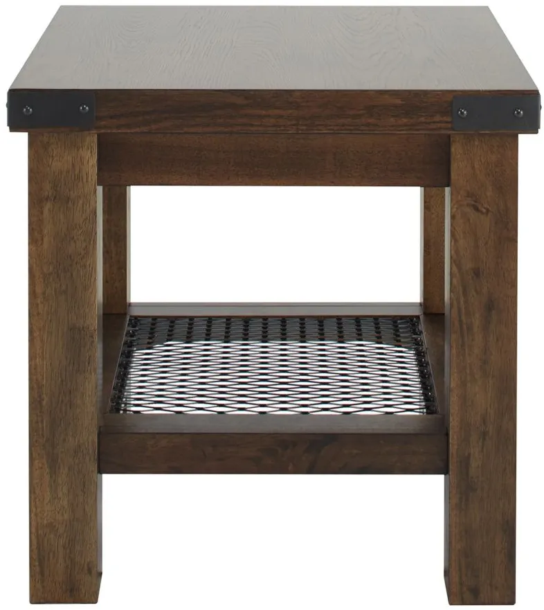 Amarillo End Table in Brown by Steve Silver Co.