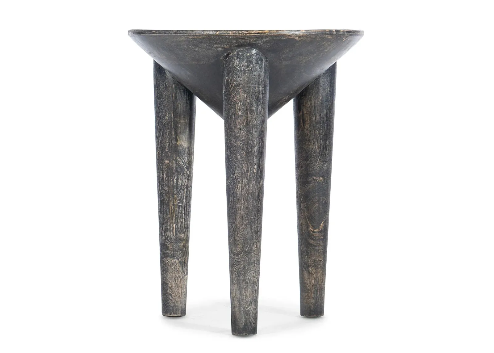 Commerce & Market Pyramid Side Table in Natural dark wood by Hooker Furniture