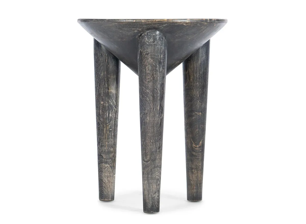 Commerce & Market Pyramid Side Table in Natural dark wood by Hooker Furniture