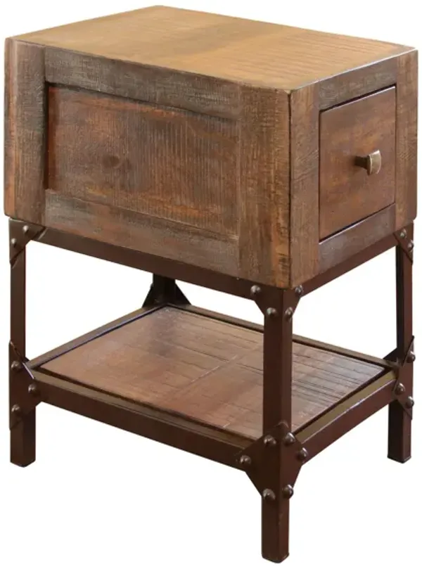 Urban Gold Chairside Table